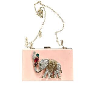 IRIS LANE Elephant Bejeweled Handbag